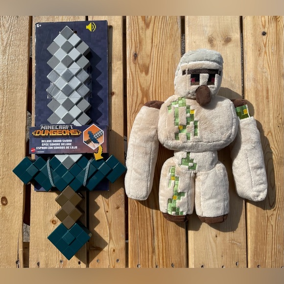 Minecraft Toys Minecraft Dungeons Diamond Deluxe Toy Sword Iron